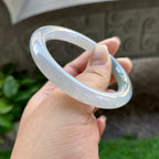 细糯种半山水圆条手镯（52.7mm）（yc304773）