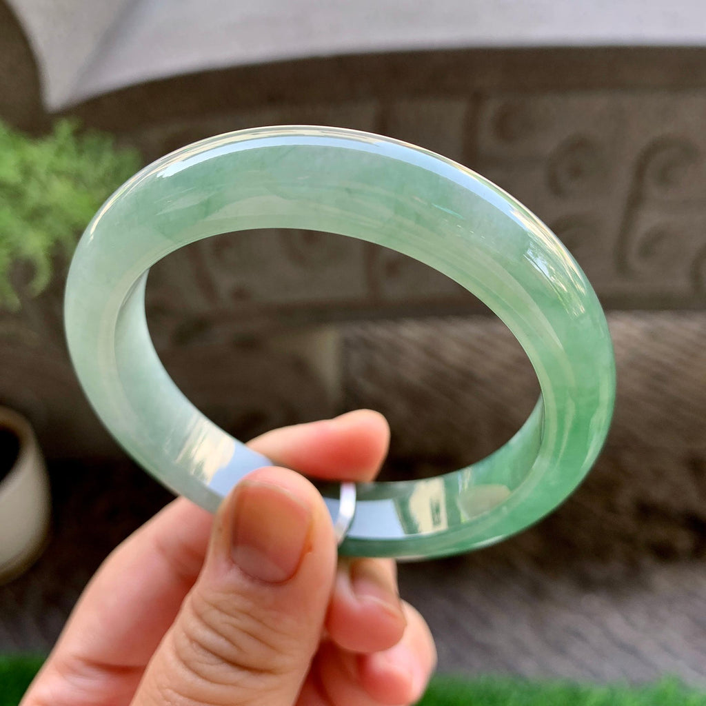 细糯种半山水平安镯（56mm）（yc240761）