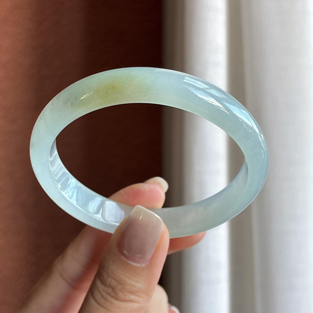 糯冰黄翡贵妃镯 57圈（yc710818）