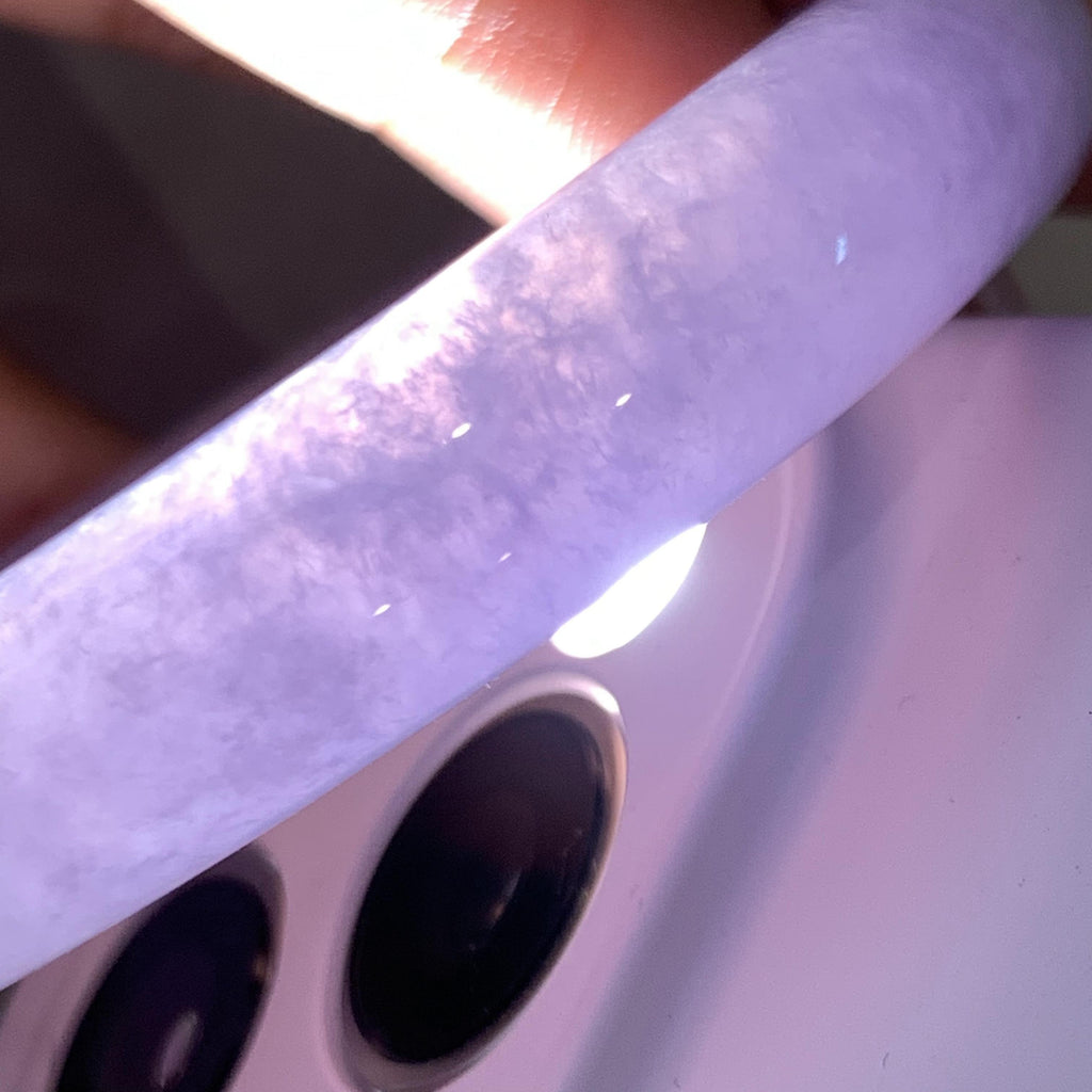 细糯种紫罗兰平安镯（52.8mm）（yc202377）