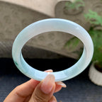 细糯种飘花平安镯（62.1mm）（yc196536）
