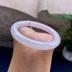 细糯种淡紫罗兰圆条手镯（54.6mm）（yc223954）