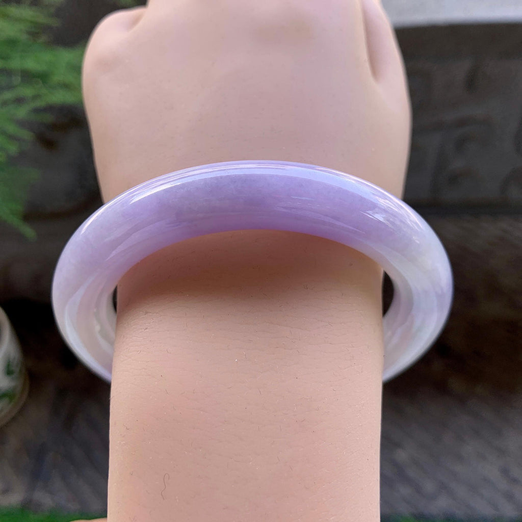 细糯种紫罗兰圆条手镯（59.8mm）（yc199580）