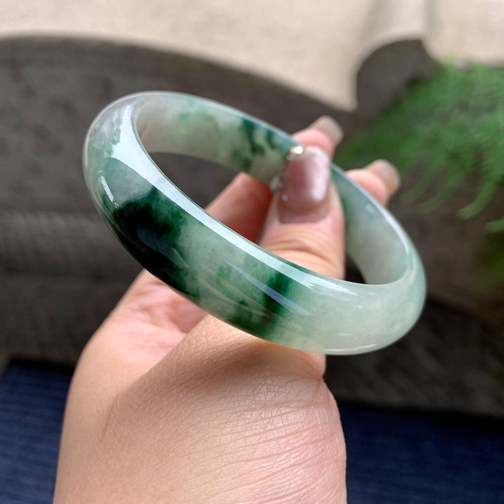 糯种飘花平安镯（57mm）（yc297959）