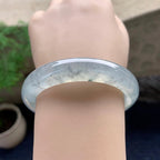 糯冰种乌鸡平安镯（54.3mm）（yc198231）