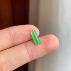 裸石冰种晴绿翡翠无事柱（yc249143）