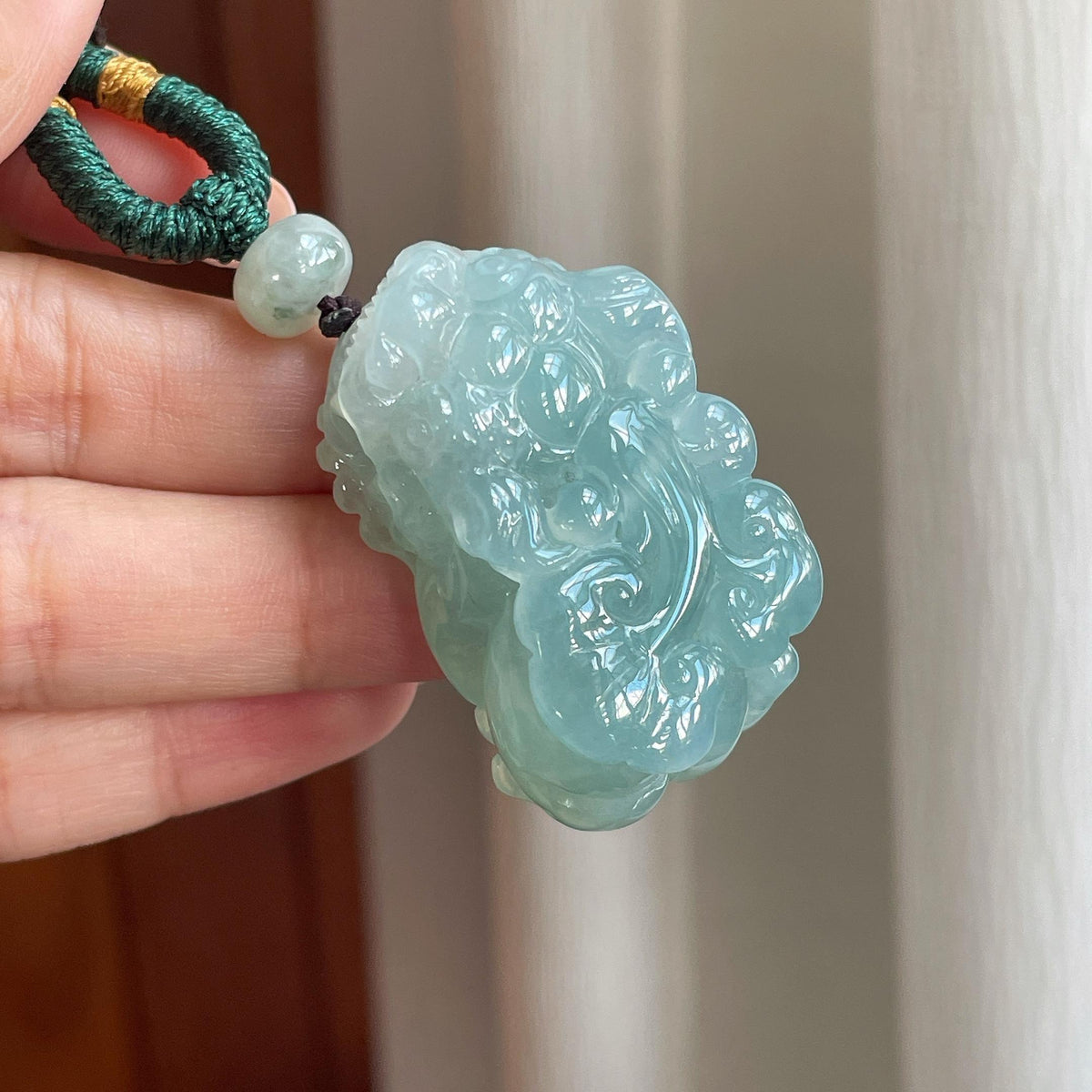 糯冰晴底貔貅挂件（yc711695）