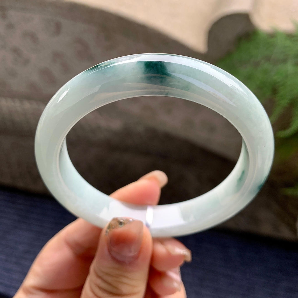 糯种飘花平安镯（55.8mm）（yc297966）
