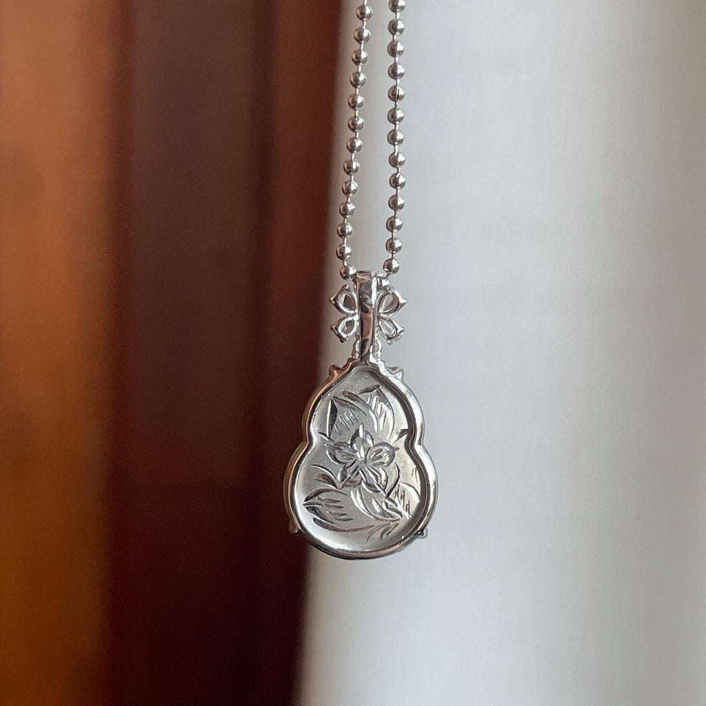 18k金镶糯冰满绿翡翠葫芦（yc258411）