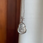 18k金镶糯冰满绿翡翠葫芦（yc258411）