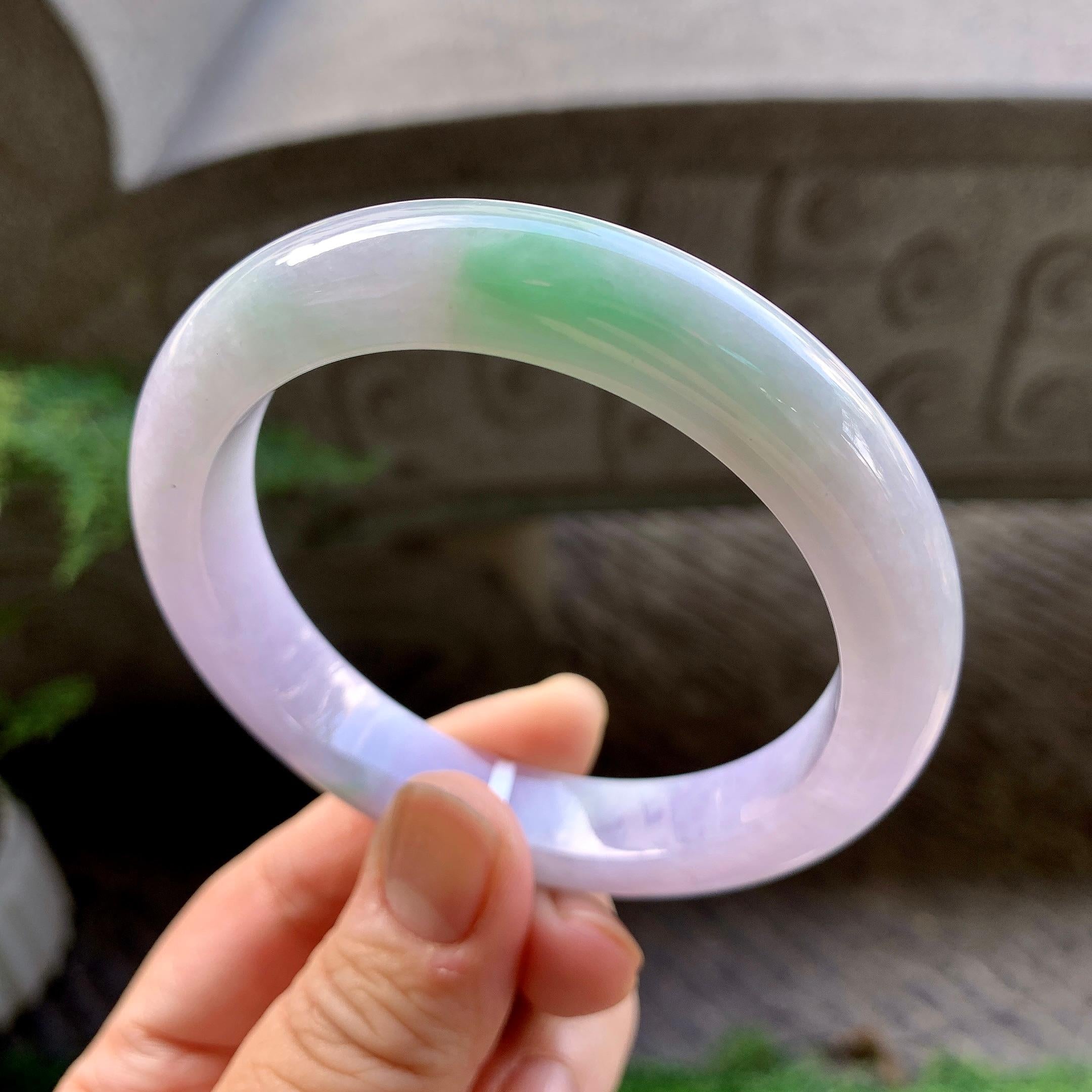 糯种春彩平安镯（57.2mm）（yc259066）