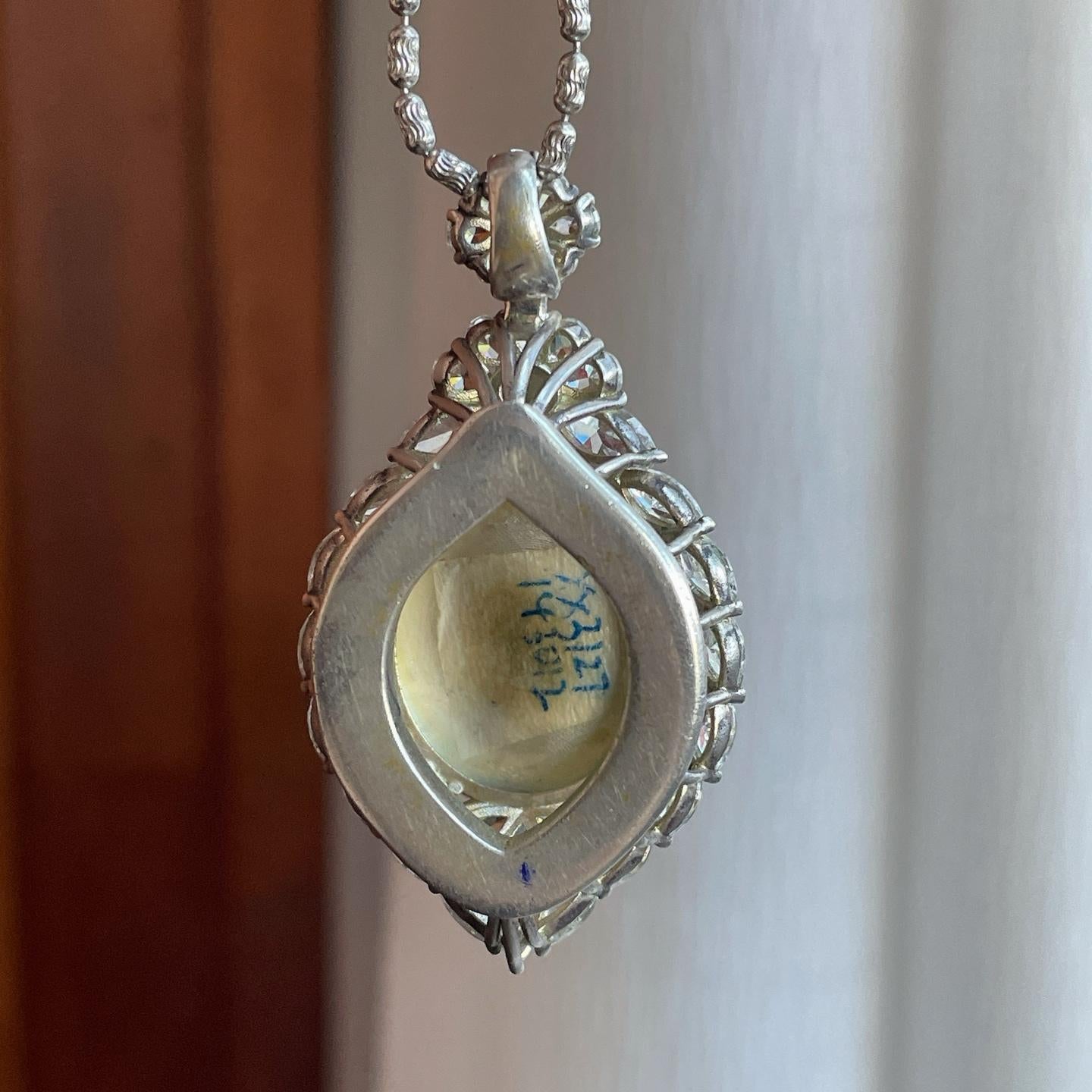 铜托糯冰紫罗兰翡翠蛋面（yc261408）