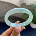 细糯种蓝晴水贵妃手镯（55.2mm）（yc200957）
