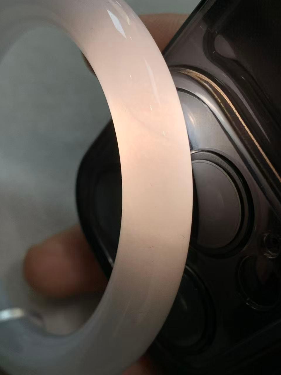 细糯种带底色圆条手镯（55.1mm）（yc305683）