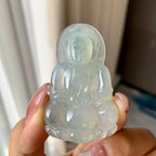 糯冰种带底色观音挂件（yc285648）