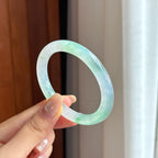 Vòng Tay Quý Phi Ngọc Phỉ Thúy Băng Chủng Phiêu Hoa 52 - Ngọc Phỉ Thúy Miến Điện Loại A Tự Nhiên (yc450820)