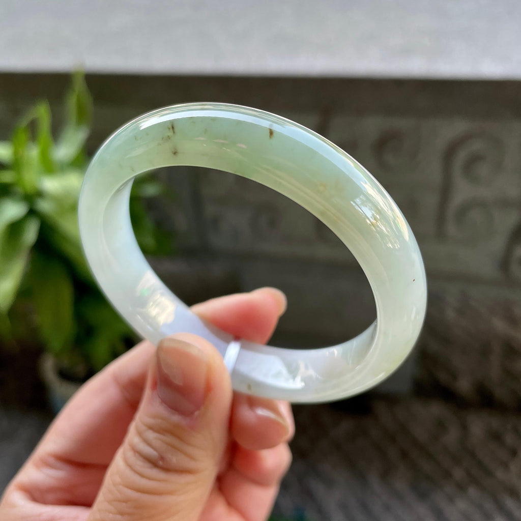 细糯种洒金平安镯（52.7mm）（yc310094）