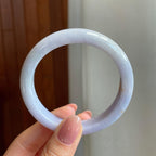 糯冰紫罗兰翡翠平安镯（54.3mm)（yc318557）