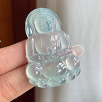 冰种淡晴底翡翠观音挂件（yc263557）