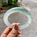 冰种半山水圆条手镯（56.4mm）（yc296317）