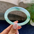 细糯种飘花圆条手镯（53.2mm）（yc228033）