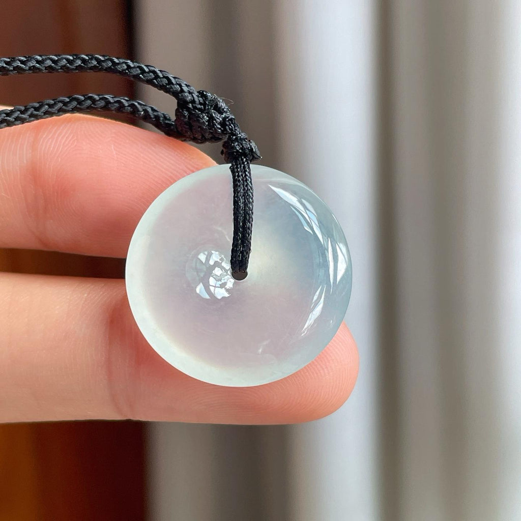 冰种淡底色翡翠平安扣（yc247644）