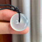 冰种淡底色翡翠平安扣（yc247644）