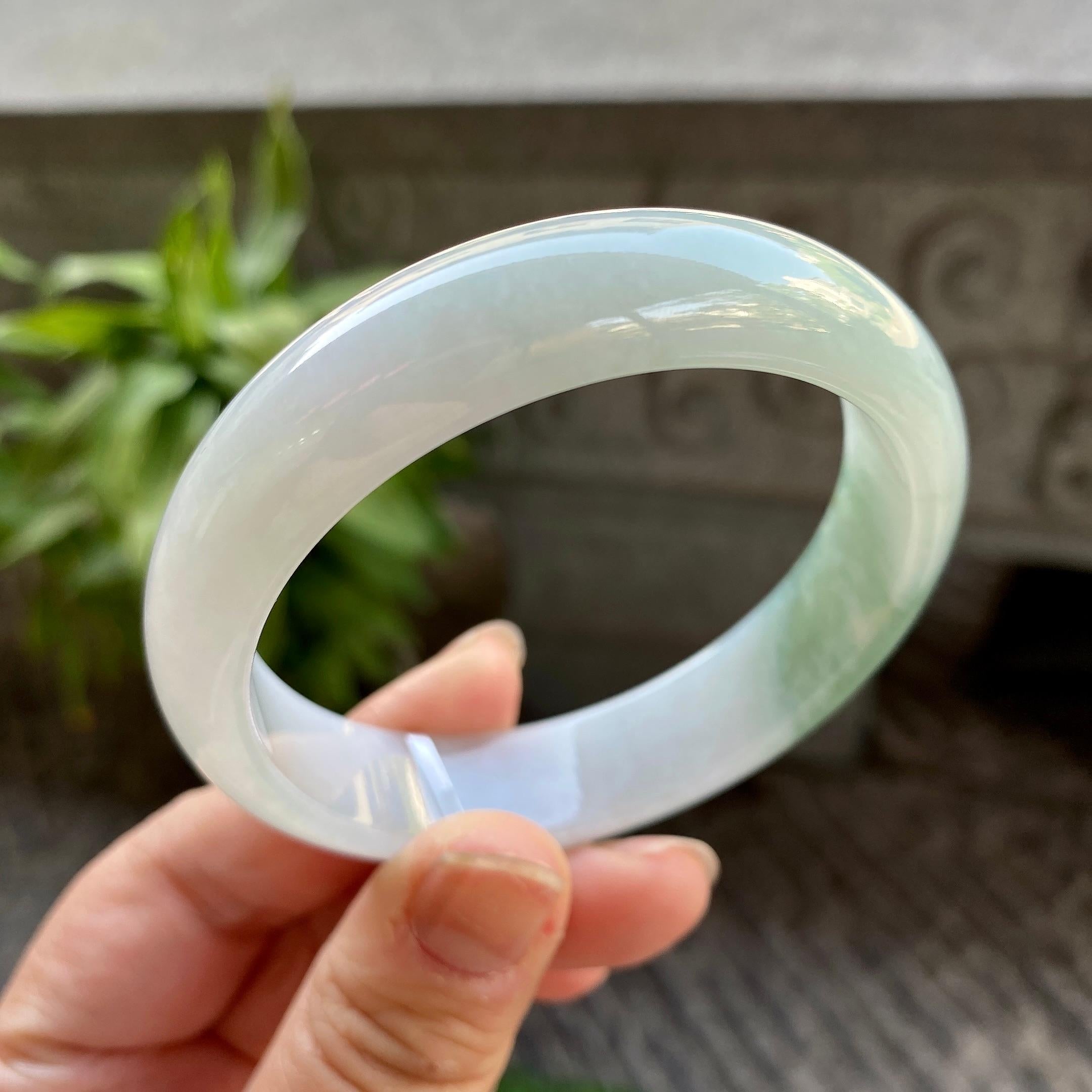 细糯种半山水平安镯（56.6mm）（yc311020）