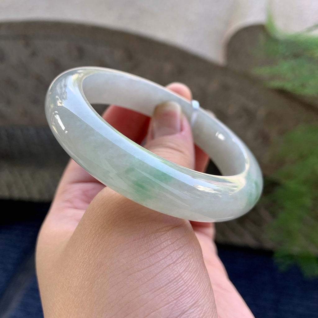 糯种飘花平安镯（55.6mm）（yc249424）