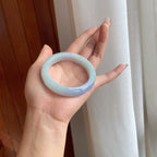 糯冰晴底紫罗兰翡翠平安镯（55.5mm）（yc266550）