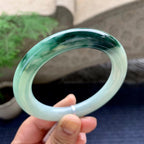细糯种飘花圆条手镯（60.2mm)（yc198244）