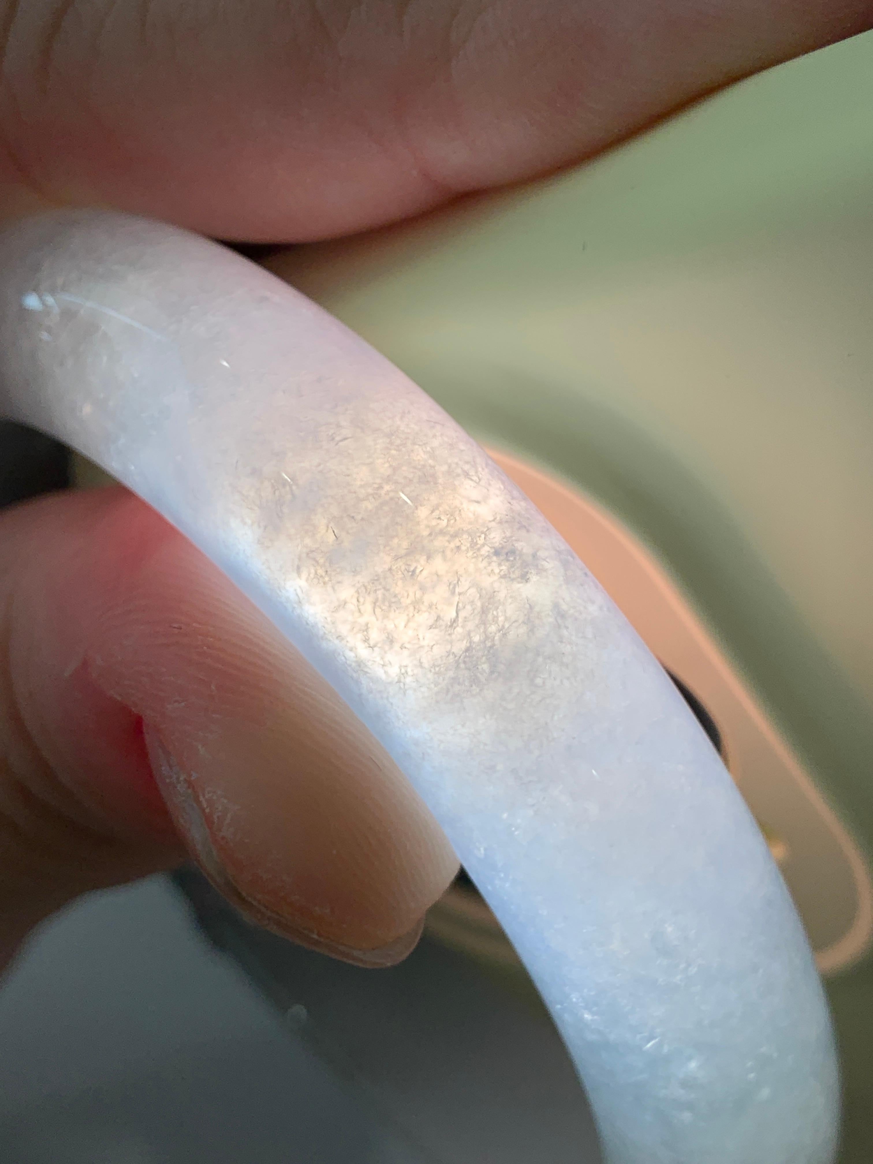 糯冰种飘花平安镯（56mm）（yc264534）