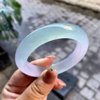 冰种春彩平安镯（54mm）（yc292634）