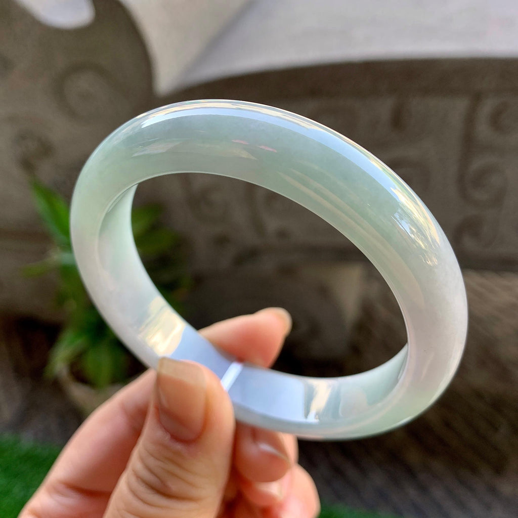 细糯种淡晴底平安镯（58mm）（yc308181）