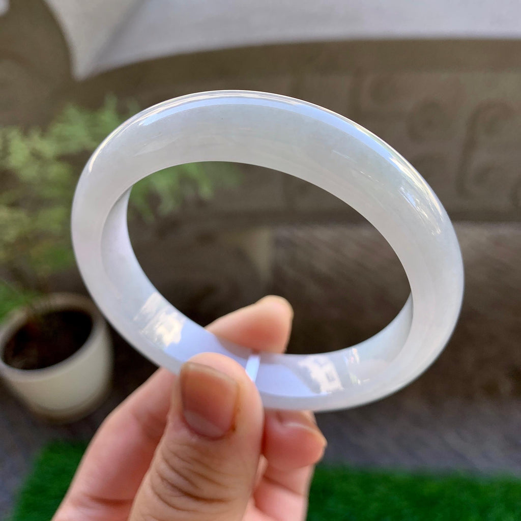 细糯种无色平安镯（53.4mm）（yc246652）