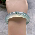 冰种飘花平安镯（56.7mm）（yc233908）