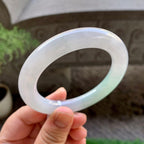 细糯种淡晴底圆条手镯（56mm）（yc240753）