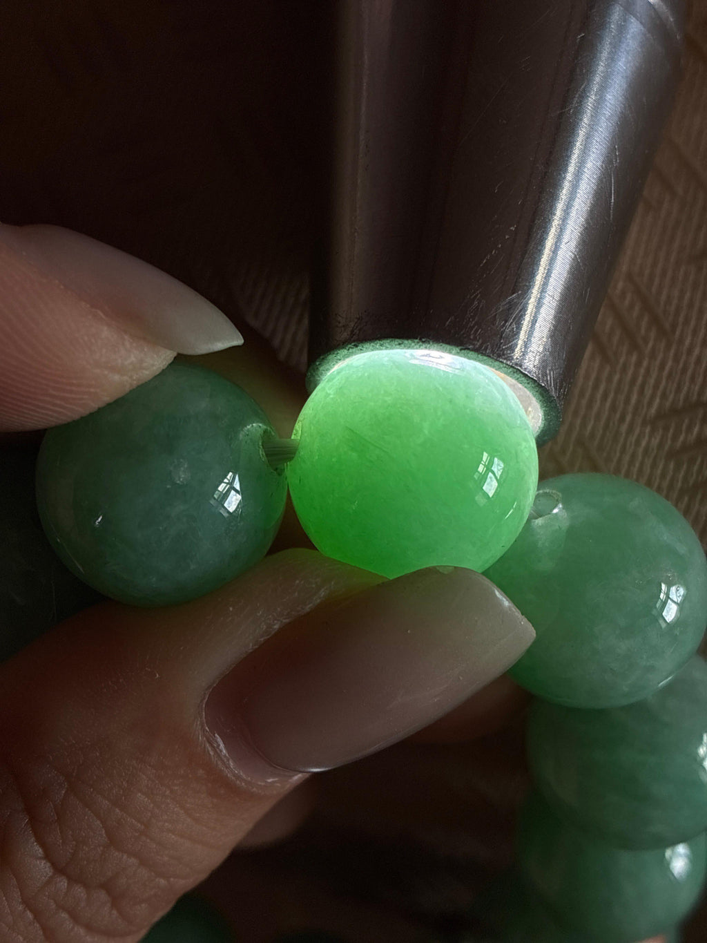 细糯种果绿手串（yc732213）