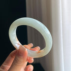 糯冰红翡翡翠平安镯（56mm）（yc373435）