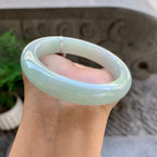 细糯种带底色平安镯（56mm）（yc213150）