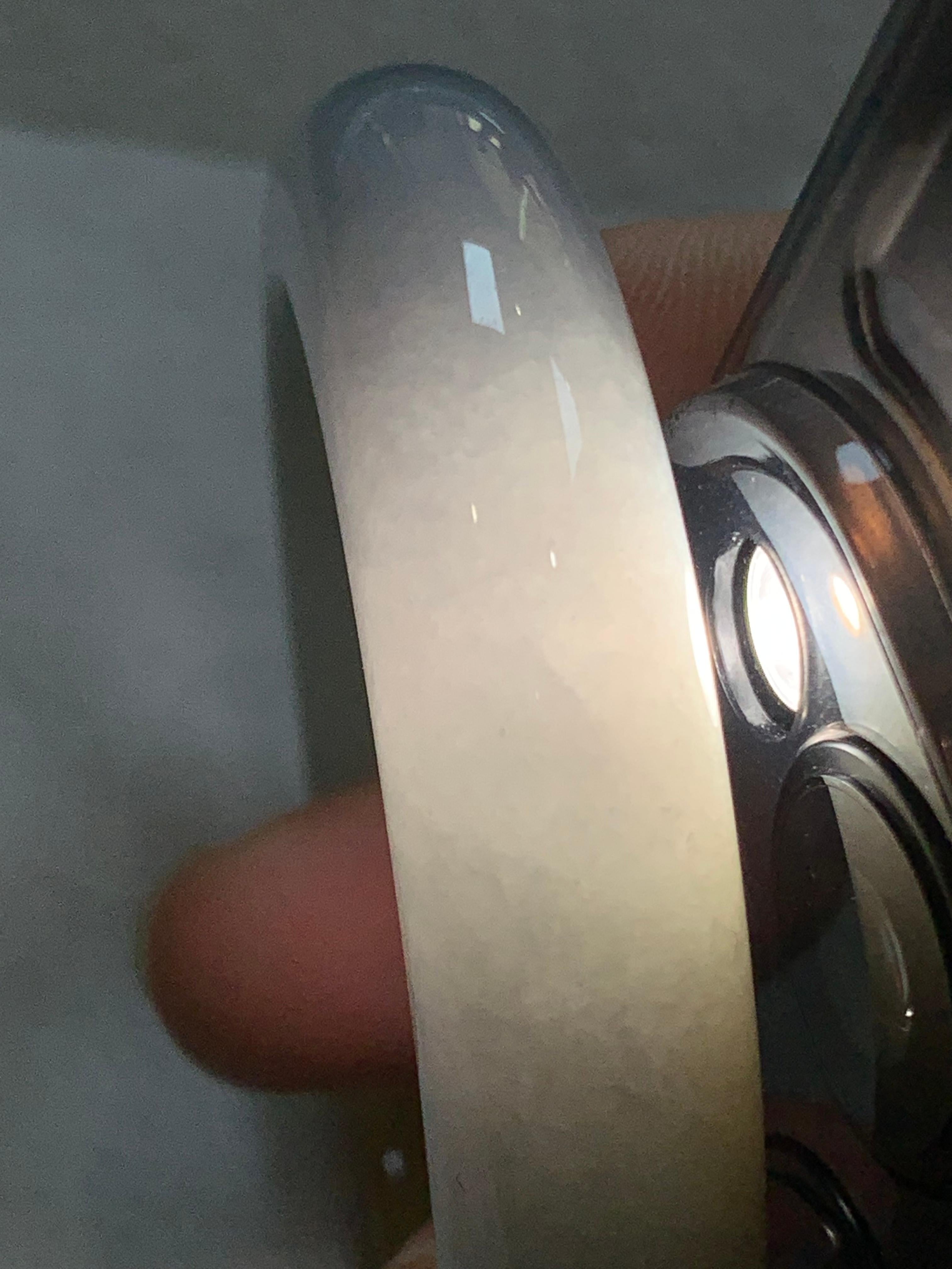 细糯种黄翡平安镯（51mm）（yc310092）