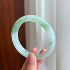 糯冰飘花平安镯（59.5mm)（yc329522）