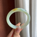 糯冰黄翡正圈平安镯 56圈（yc715062）