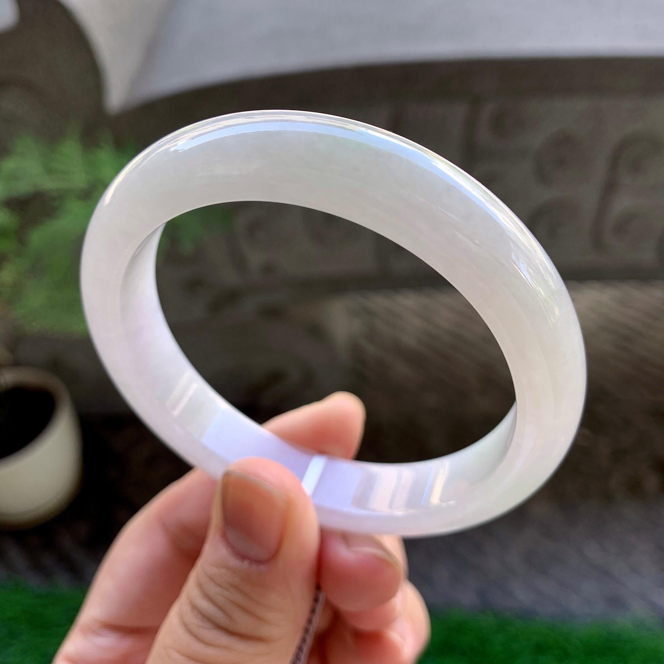 细糯种无色平安镯（57mm）（yc229796）