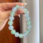 冰种玛卡龙翡翠珠串手串（yc266480）