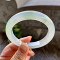 糯冰种晴底飘花平安镯（55.8mm）（yc307305）