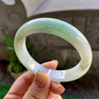 细糯种淡晴底平安镯（55mm）（yc308179）