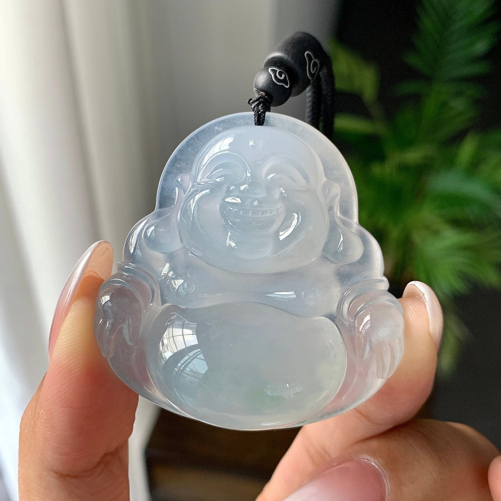 冰种晴水佛公挂件（yc184934）