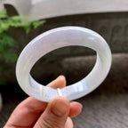 糯种淡粉底平安镯（54.2mm）（yc202349）