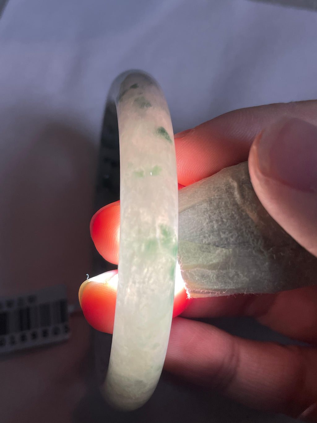 细糯种飘花圆条手镯（54.4mm）（yc248144）